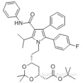 tert-butyl (4R, 6R) -2 - [[[6- (2-4-fluorophényl) -5-isopropyl-3-phényl-4- (phénylcarbamoyl) pyrrol-1-yl] éthyl] -2,2- diméthyl-1,3-dioxanne-4-yl] acétate CAS 125971-95-1